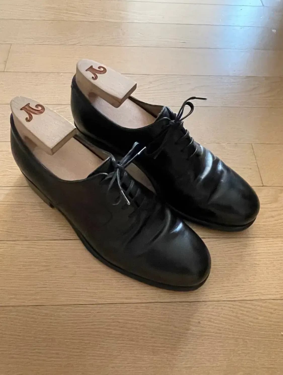 르유카스 플레인토 블랙 41 (굿이어웰트) 상품이미지2