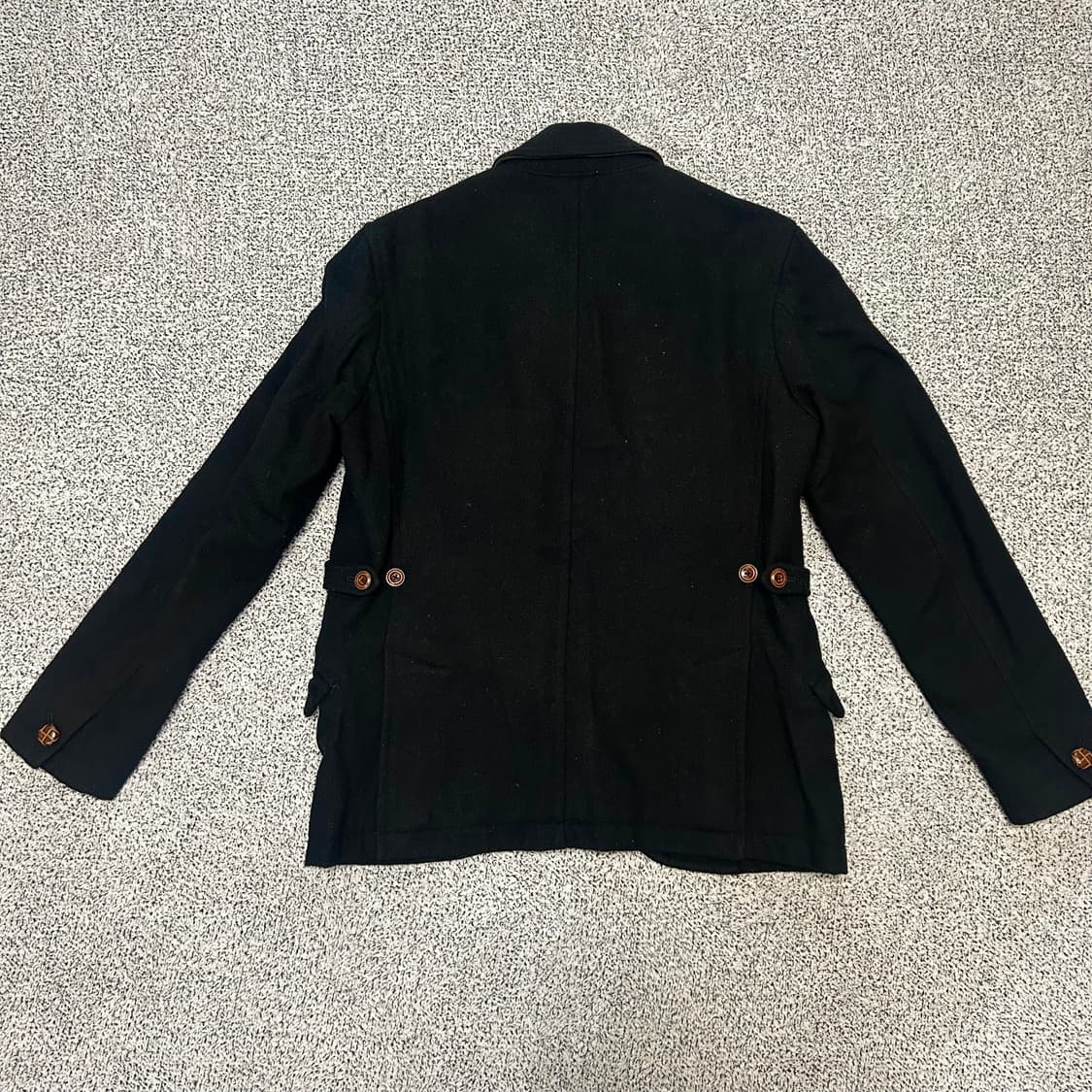 BOYCOTT Wool Button Black Jacket. 상품이미지5