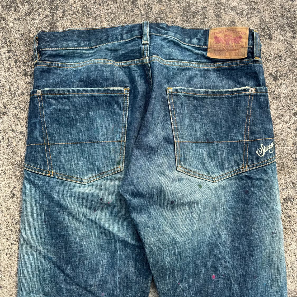 [34] Stussy 삿포로 5주년 셀비지 데님 팬츠 상품이미지4