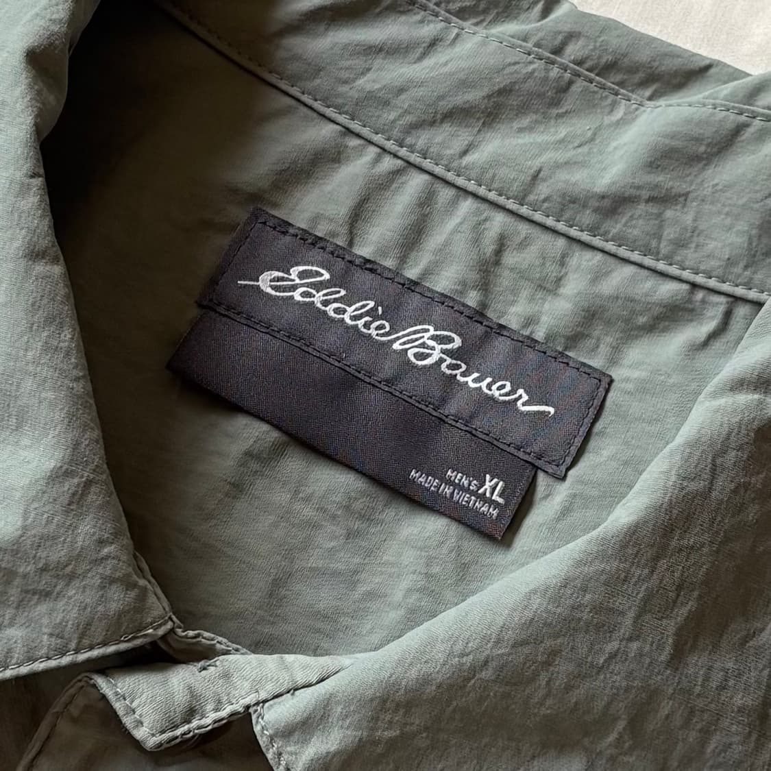 [XL/105] 데드스탁 Eddie Bauer 나일론 코튼 셔츠 상품이미지3