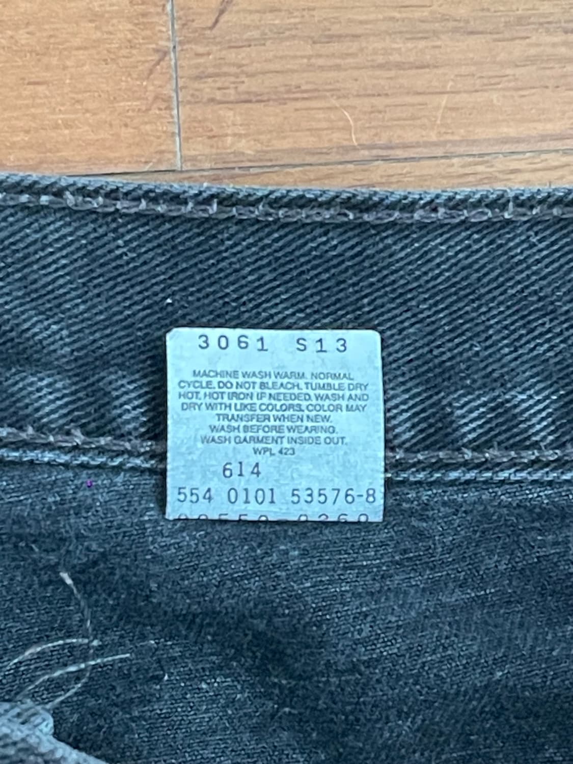 90s 리바이스 550 블랙 데님 팬츠 38x32 상품이미지3