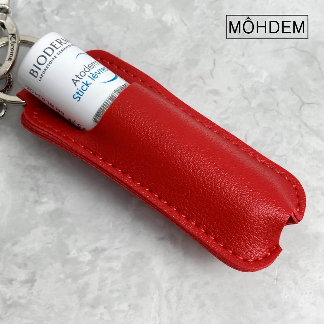 [Unsex] 립밤 케이스 크롬주사위 키링 열쇠고리 상품이미지6