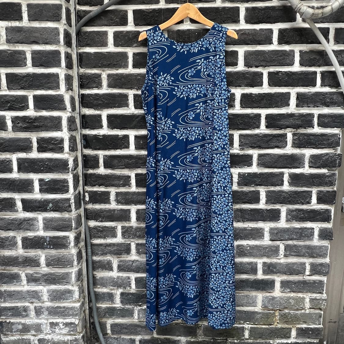 BLUEBLUE 인디고 레이온 원피스 상품이미지1