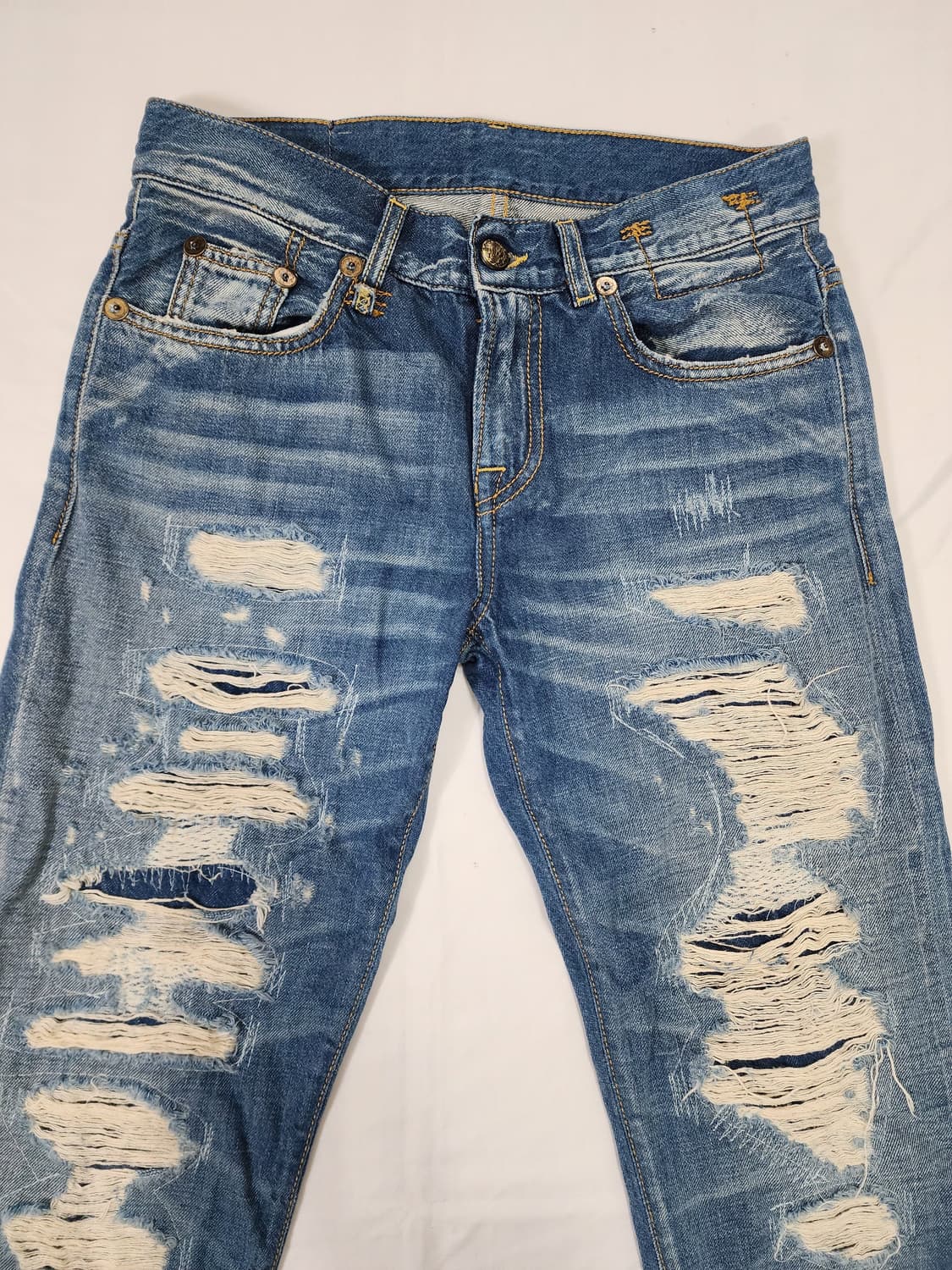 R13 알써틴 여성 릴레스드 스키니 데님 팬츠 상품이미지3