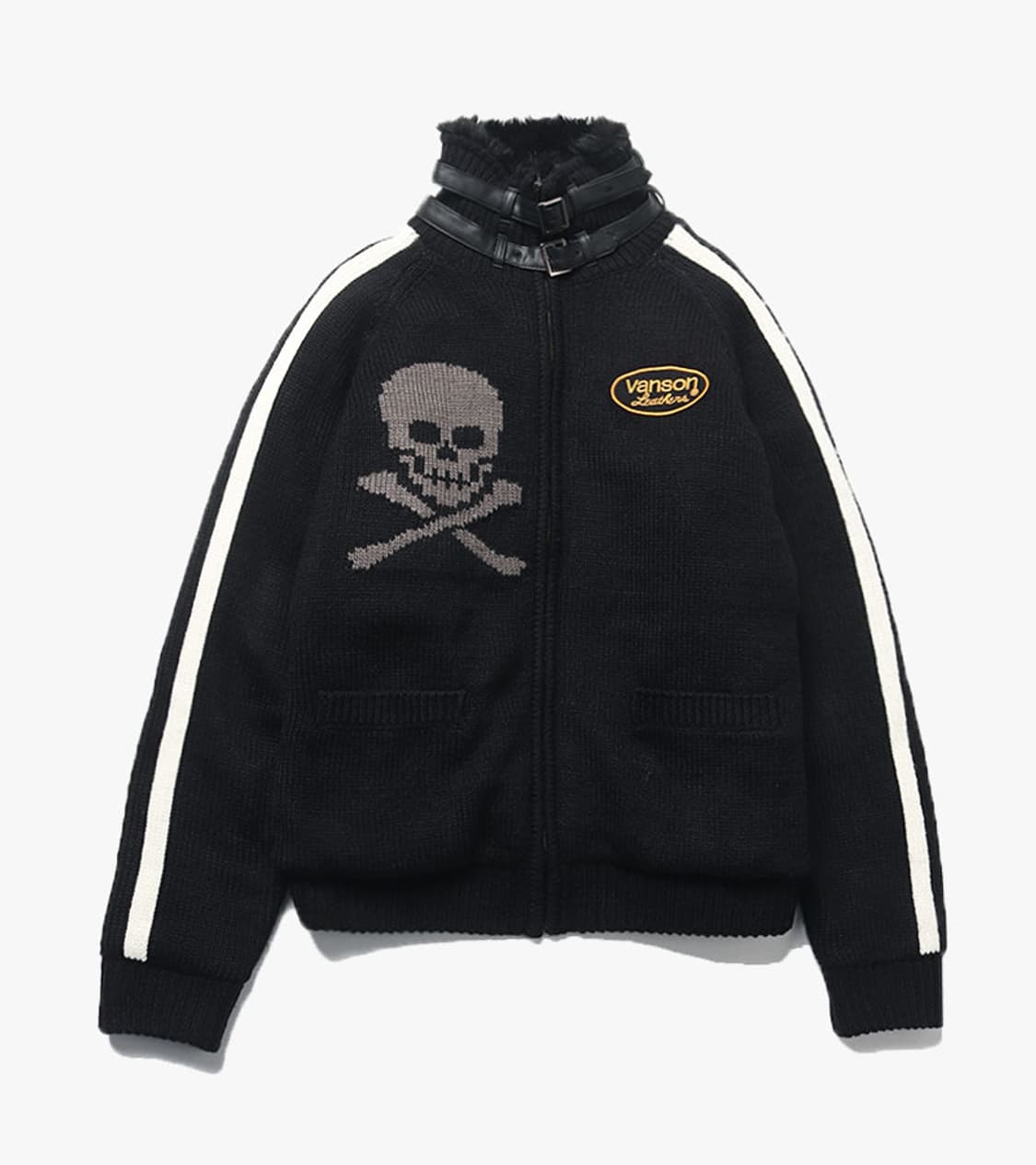 VANSON - COWICHAN KNIT ZIP 상품이미지3