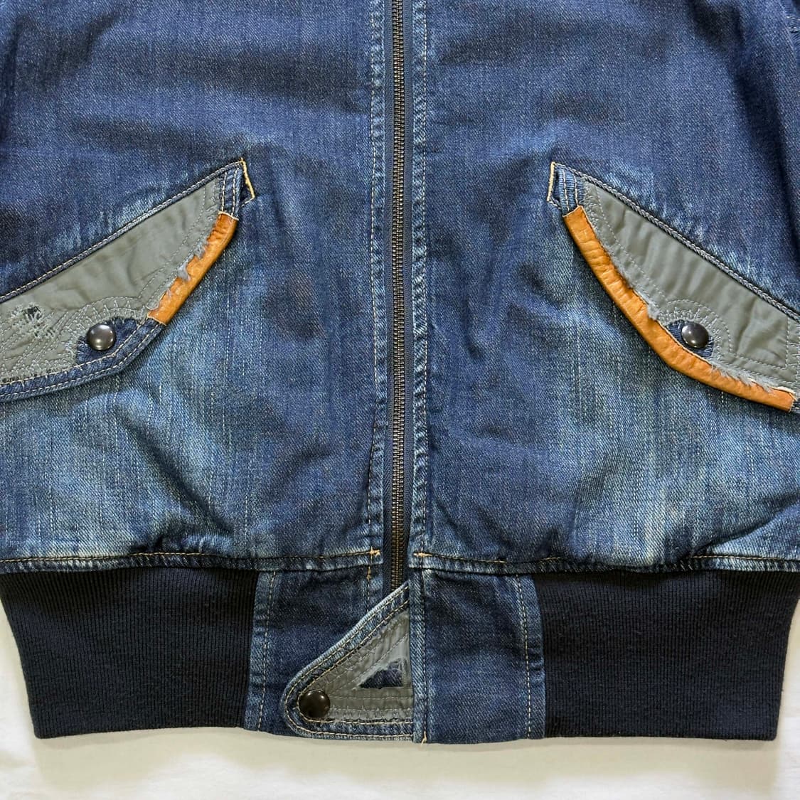 아비렉스 TYPE BLUE MA-1 데님 자켓 상품이미지3
