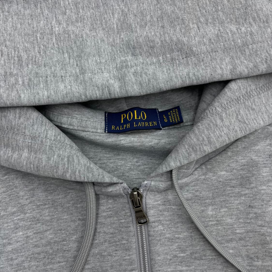 폴로 랄프로렌 블랙포니 그레이 후드집업 L 상품이미지5