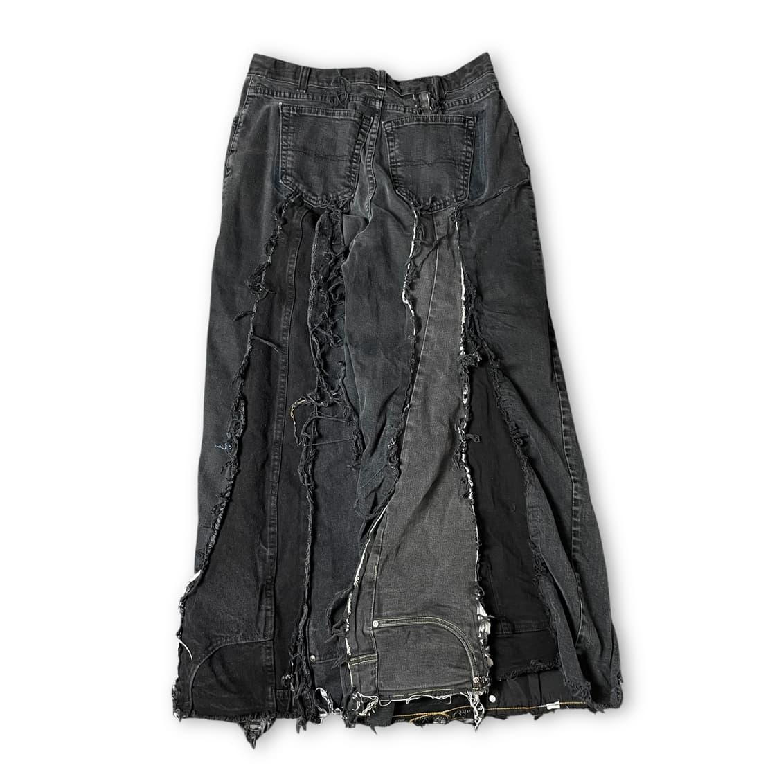 (33) 빈티지 흑청 커스텀 데님 팬츠 상품이미지2