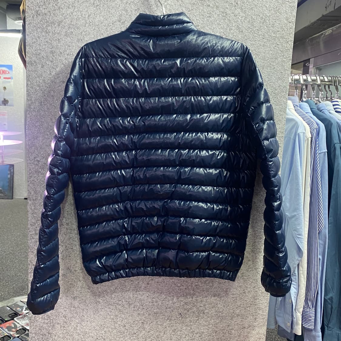 DKNY 네이비 퀄팅 경량패딩 B3173 상품이미지4