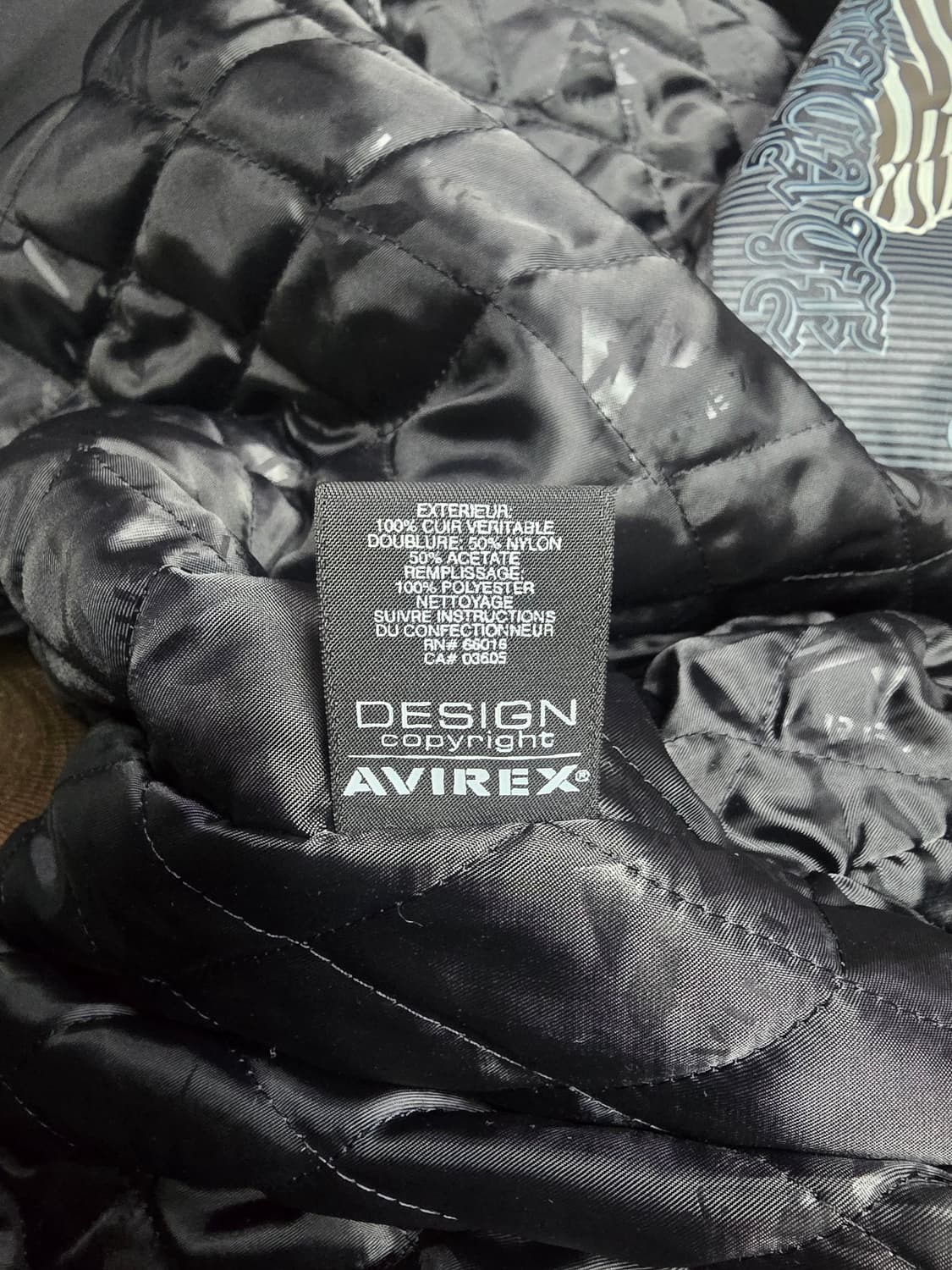 AVIREX 바시티  스타디움 가죽 자켓 XXL 상품이미지8