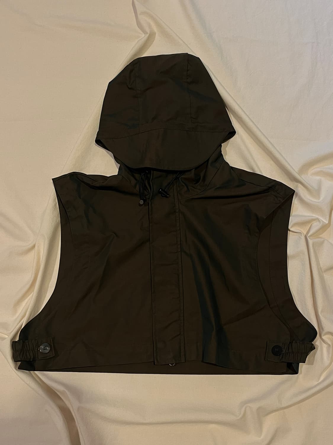 르마드 투톤 후드 베스트 상품이미지5