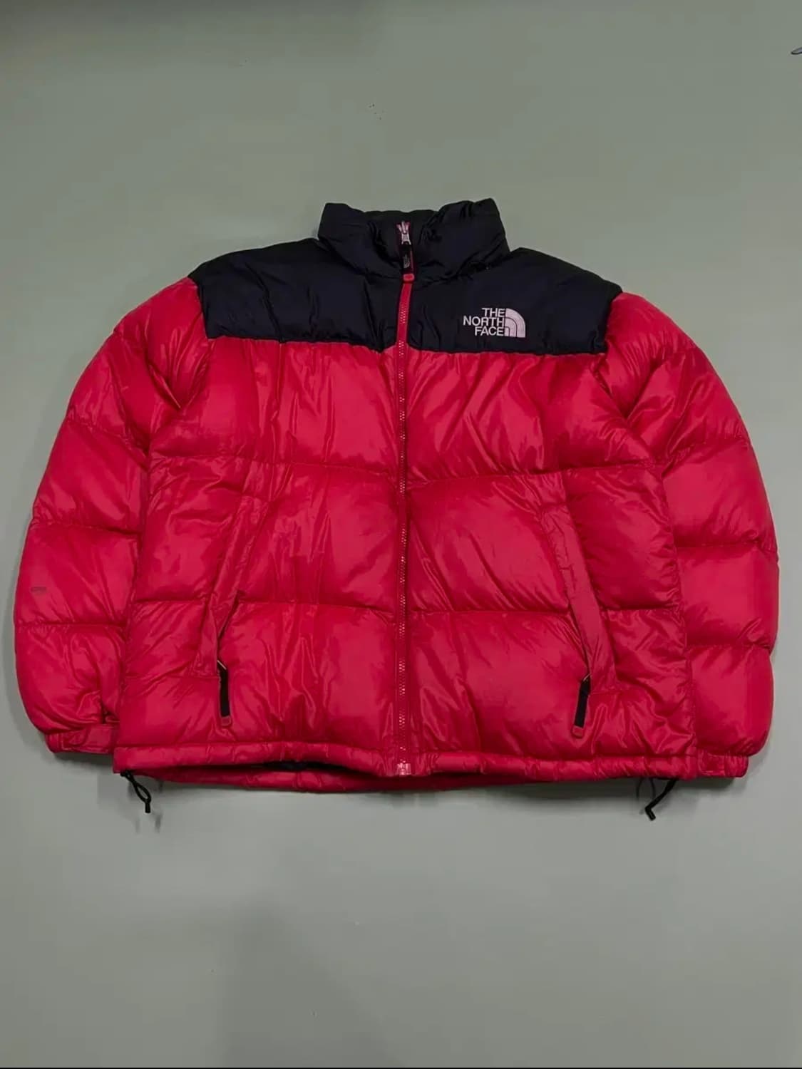 노스페이스 눕시 700 구스다운 패딩 자켓 레드 상품이미지2