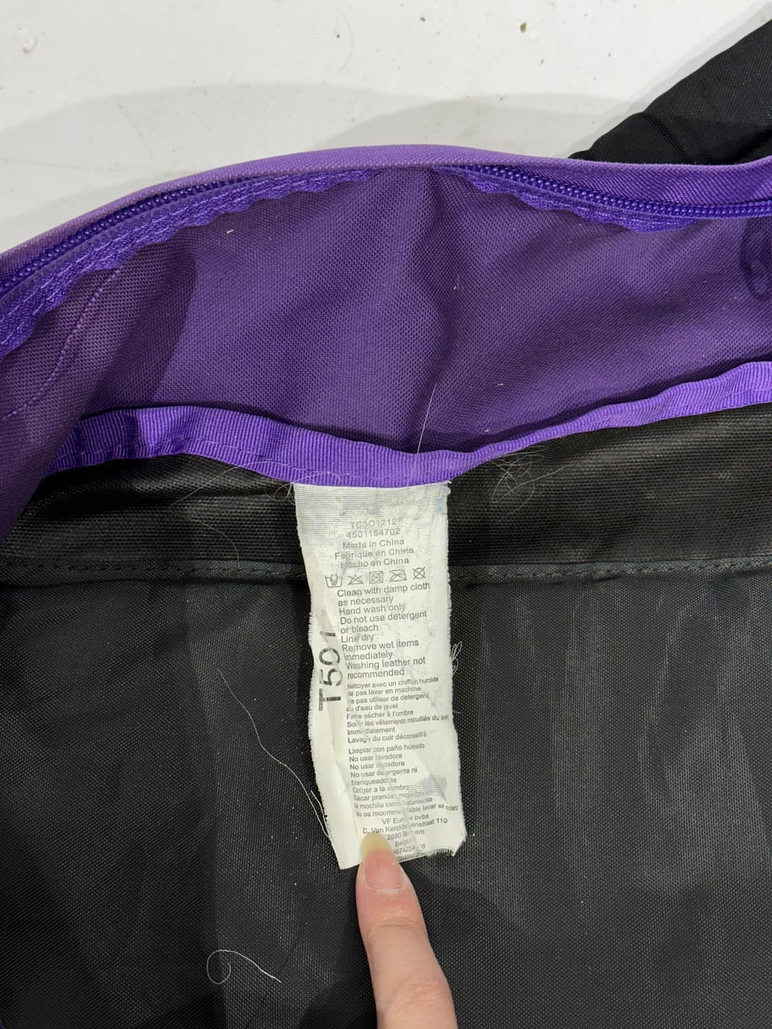 잔스포츠 퍼플 백팩 가방 상품이미지6