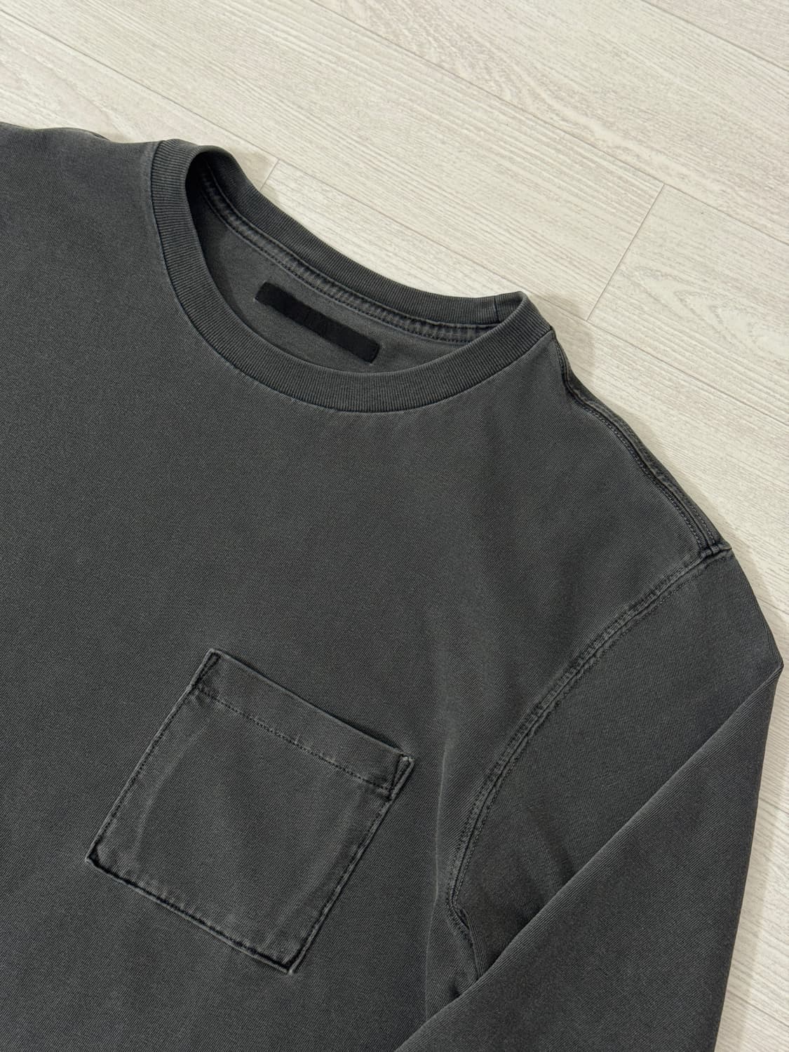 HTAE 러프 포켓 롱슬리브 80s 차콜 M 상품이미지3