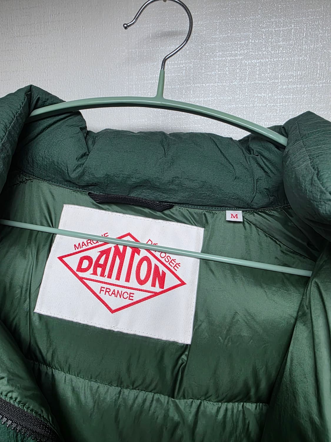 DANTON 그린 패딩 M 상품이미지4