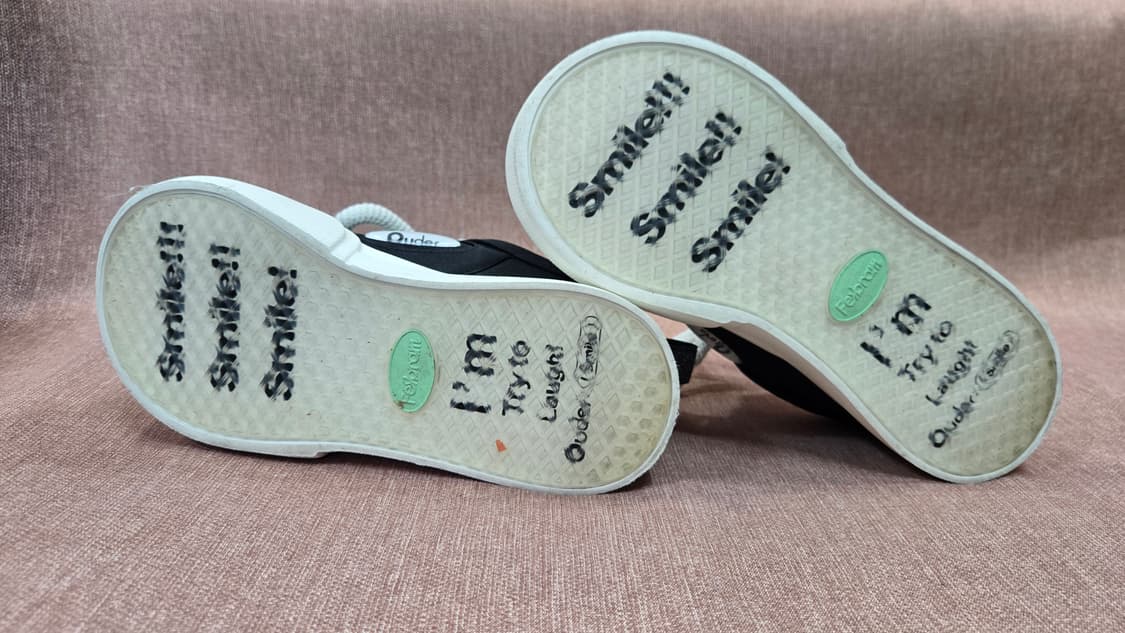 올드오더 240mm-  OLD ORDER 컨버스 스니커즈 스마일 블랙 상품이미지6