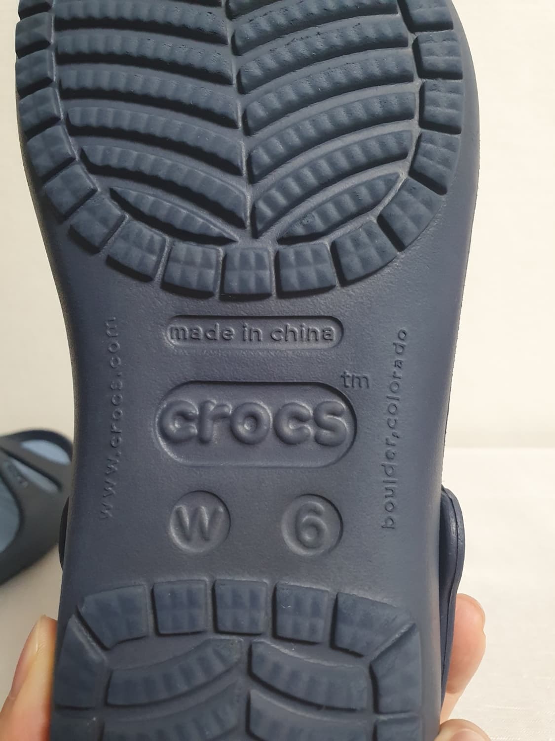 크록스 샌들 클레오2 네이비 스카이블루 230mm 상품이미지9