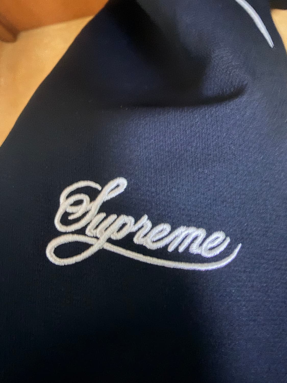 [m] 슈프림 x 나이키 트랙 자켓 블랙 - 25SS 상품이미지5