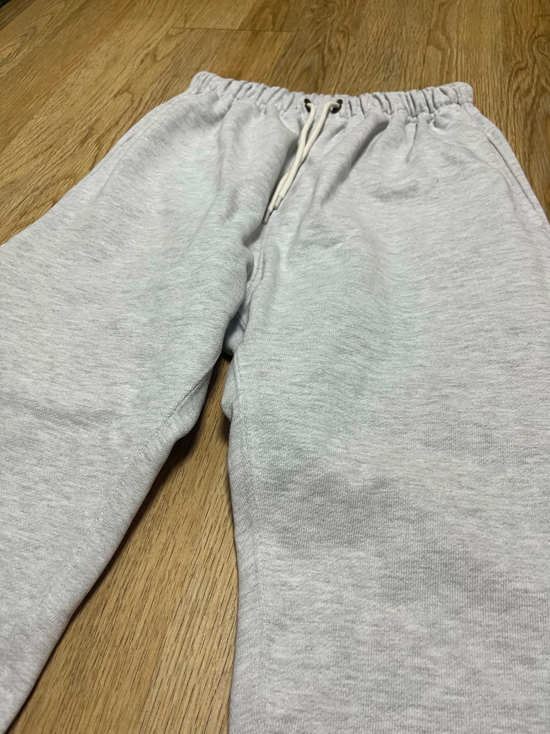 아웃스탠딩 리버스 헤비 스웻팬츠 멜란지 그레이 상품이미지3