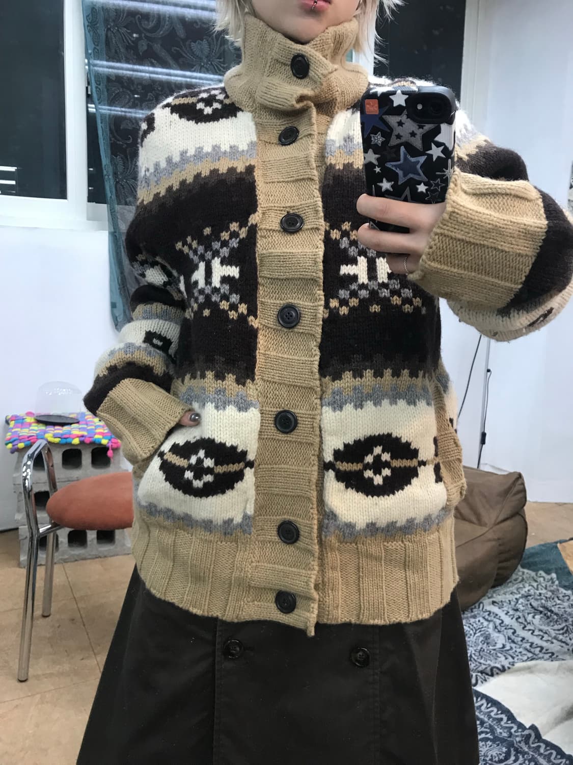 EZRA FITCH 에스닉 니트 가디건 상품이미지1