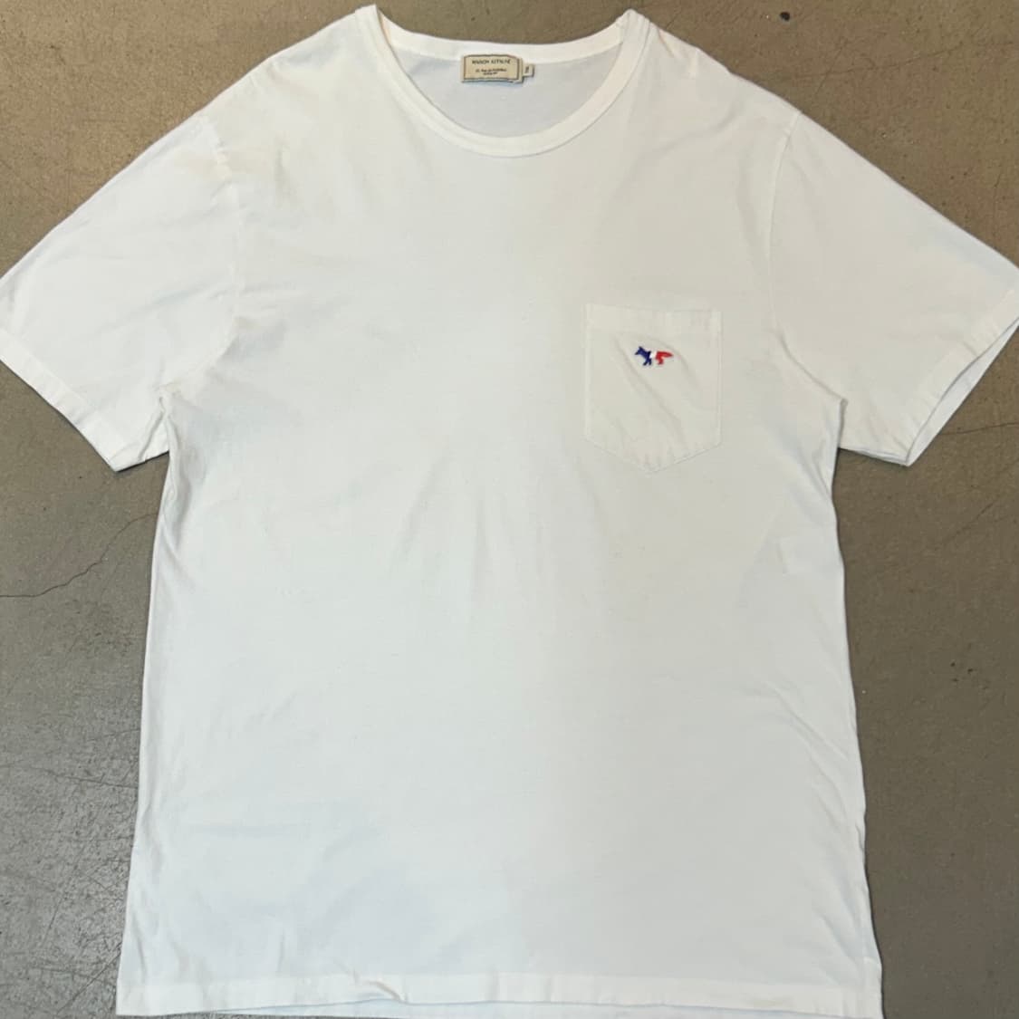 🫶🏻 메종키츠네 프랑스 여우 자수 White 반팔티 🫶🏻 상품이미지1