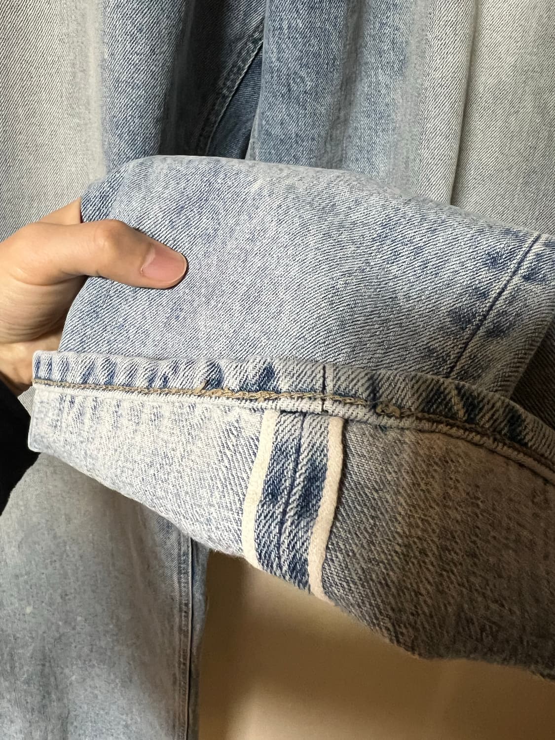 유니온블루 5pk 셀비지 데님 블리치 32 상품이미지3