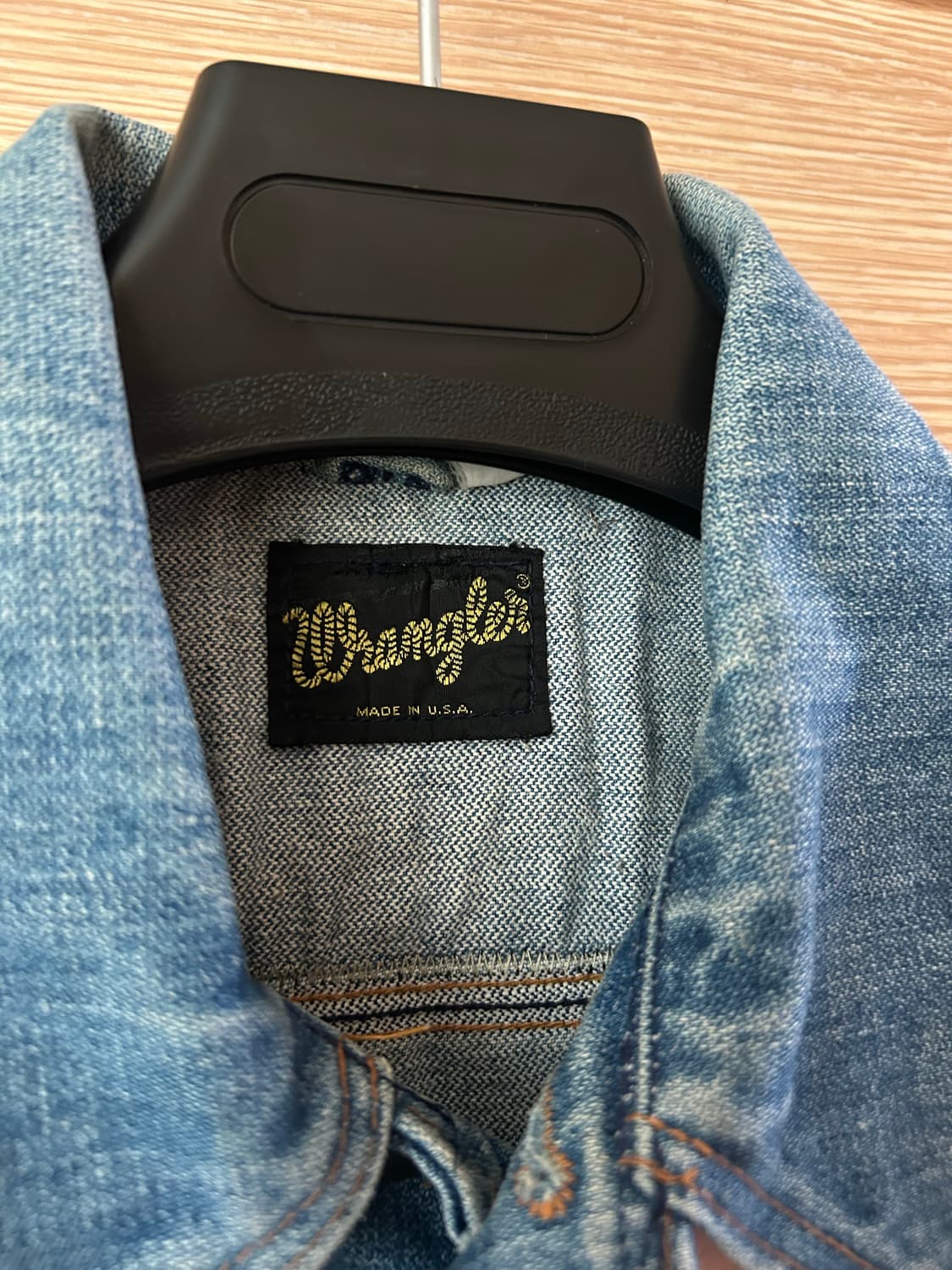 80년대 USA 랭글러 빈티지 데님 자켓 상품이미지4