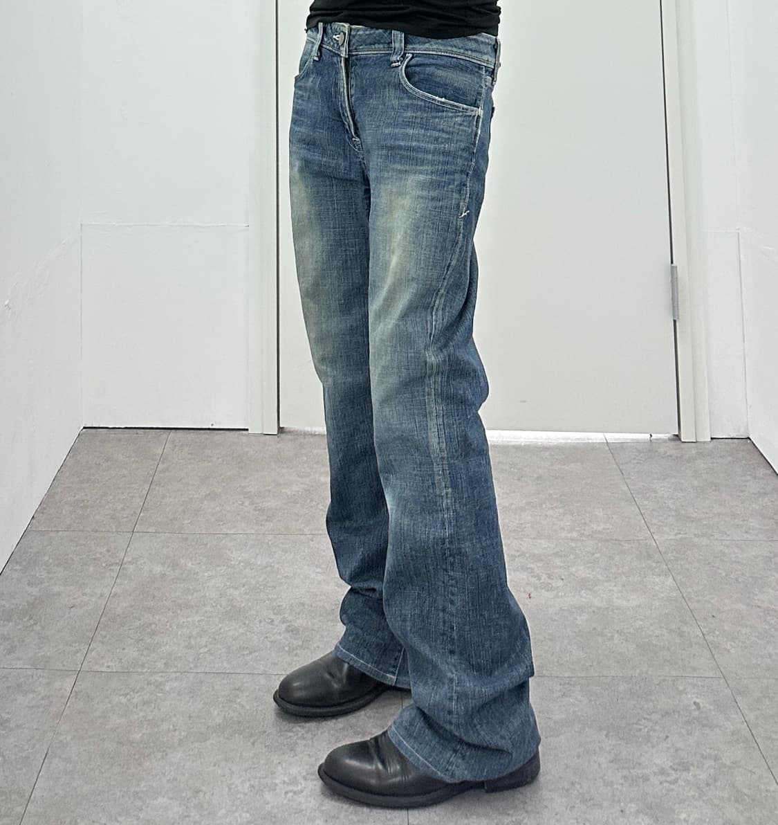 Brappers denim flare cut washing jeans 상품이미지1