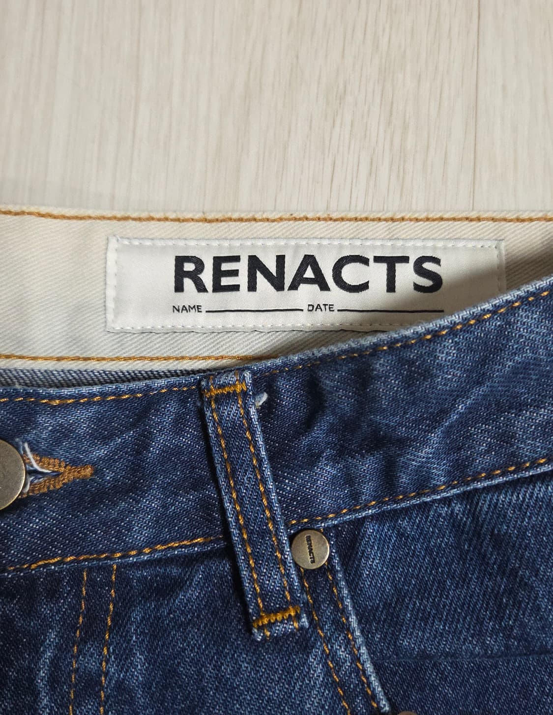 (착샷) 리넥츠 데님 팬츠 테일러드 스트레이트 상품이미지3