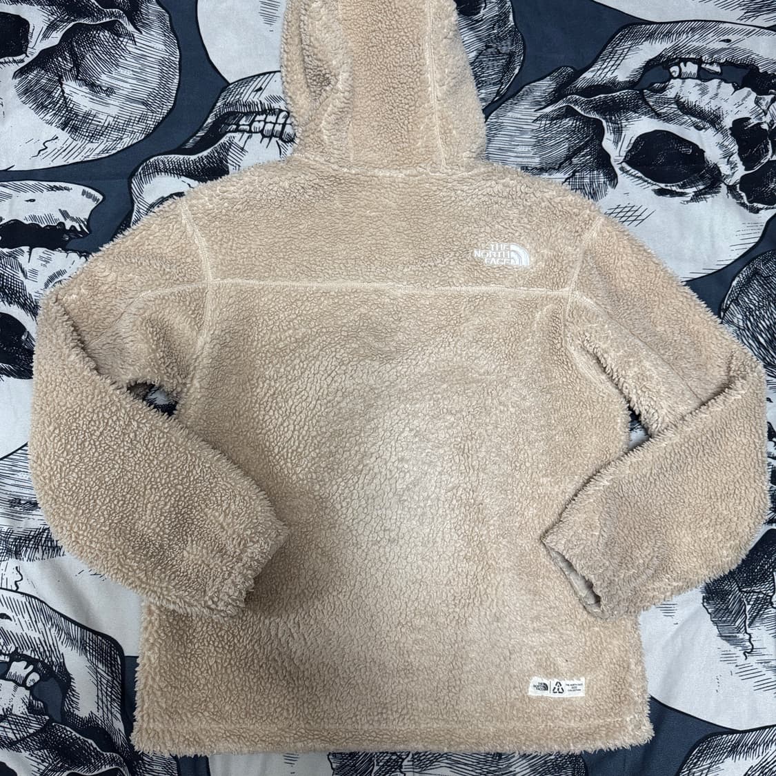 노스페이스 뽀글이 후리스 후드 집업 M95사이즈 상품이미지5