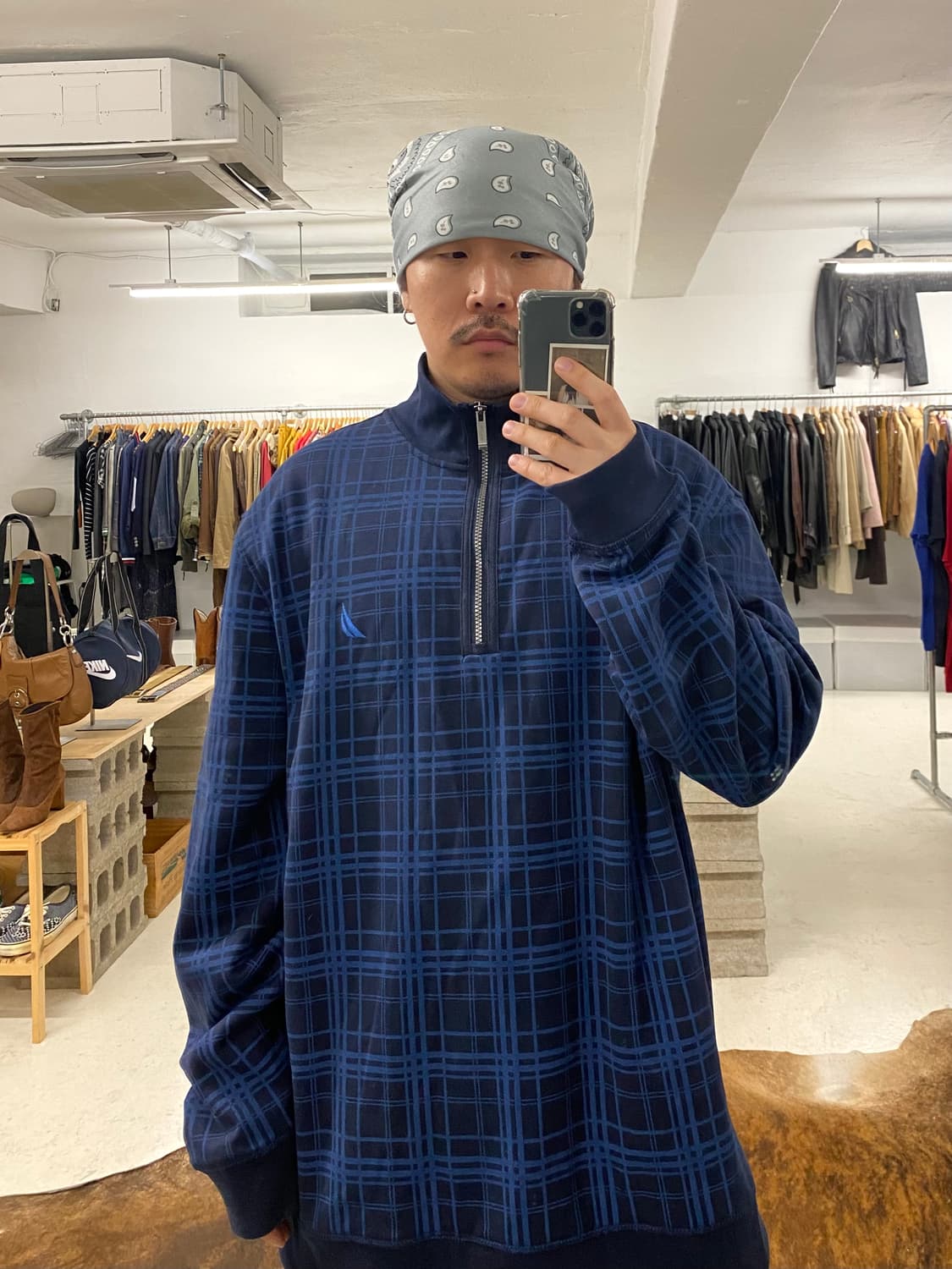 NAUTICA anorak sweat shirts 노티카 아노락 맨투맨 상품이미지2