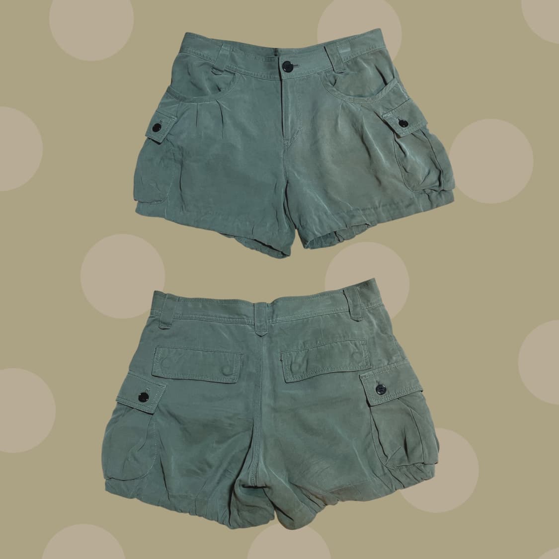 빈티지 카키 펌킨 팬츠 상품이미지2