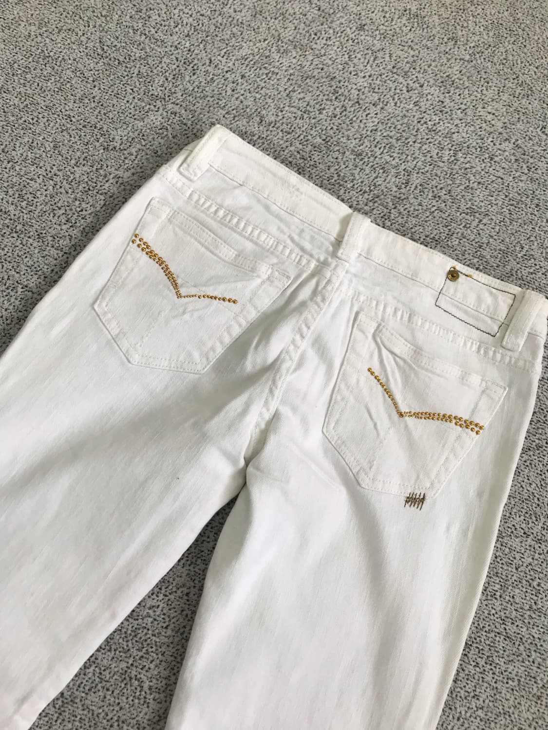 화이트 부츠컷팬츠 상품이미지8