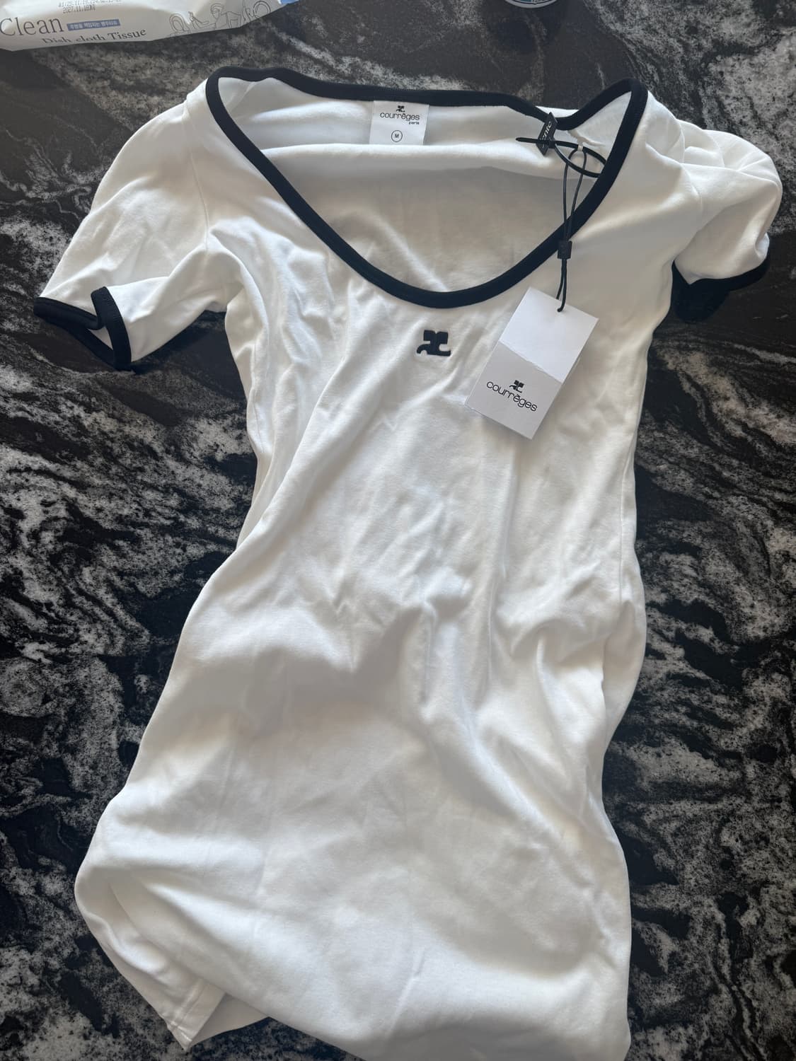 꾸레쥬 화이트 미니원피스 m 새상품 courreges 상품이미지5