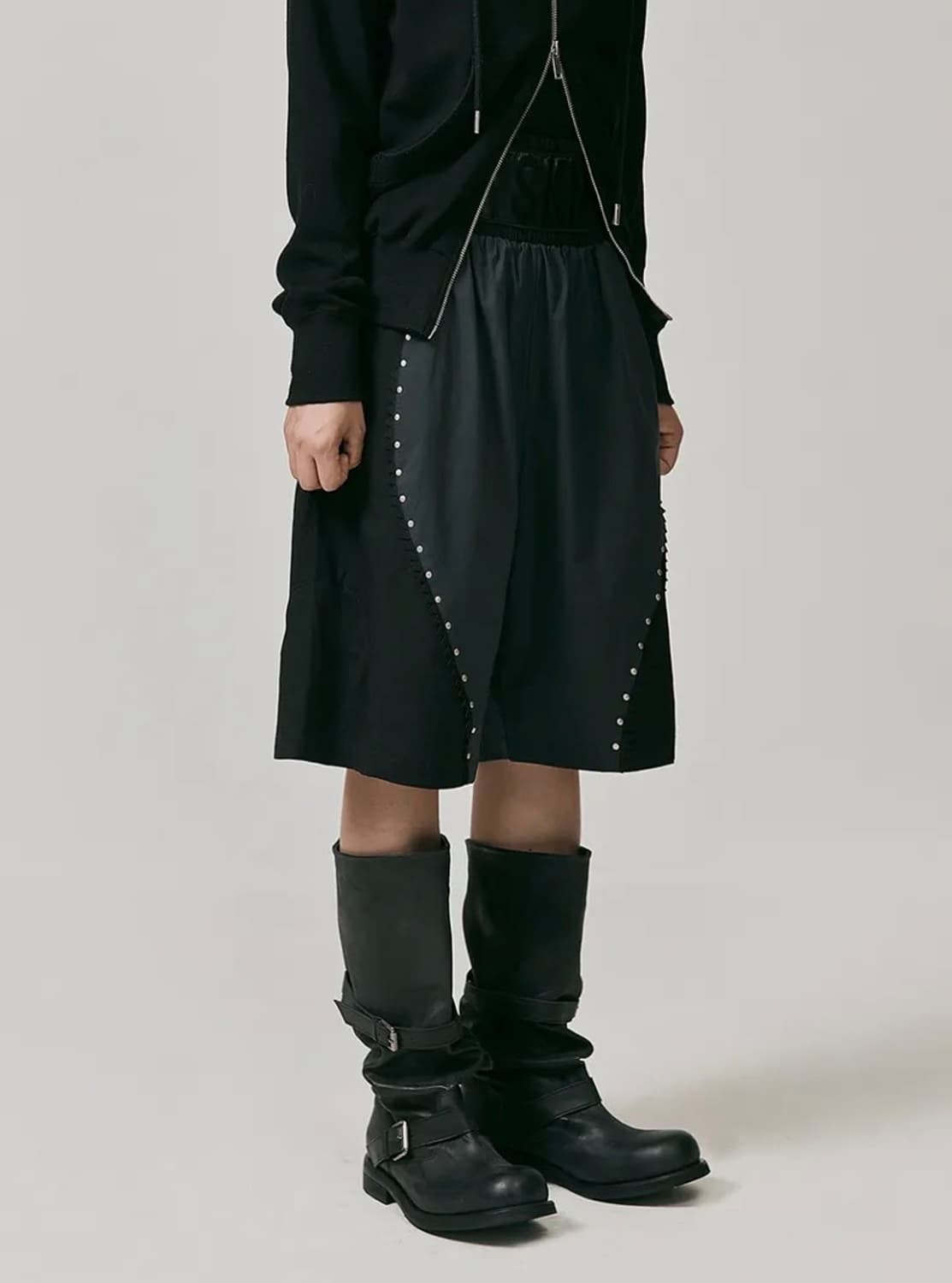 네거티브 쓰리 슬라우치 부츠 워시드 블랙 Washed Black 상품이미지5