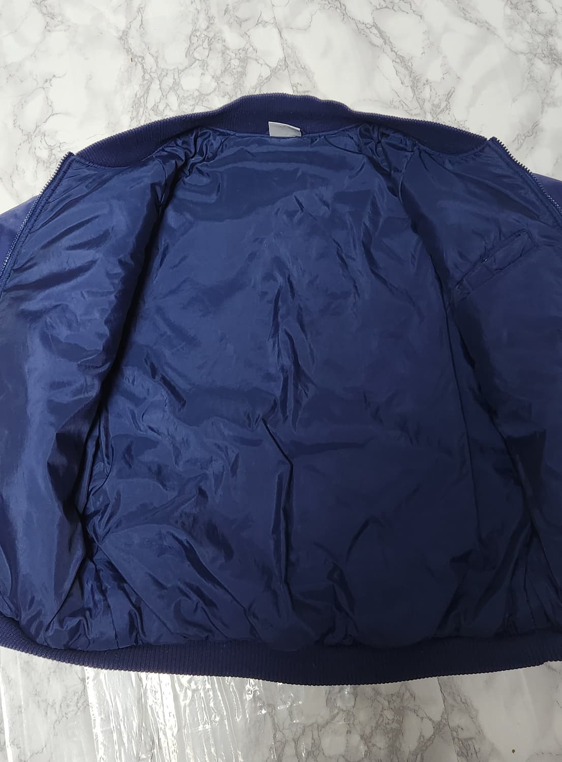 L 아디다스 뉴욕 양키스 90s 올드스쿨 스타디움 점퍼 바시티 자켓  상품이미지6