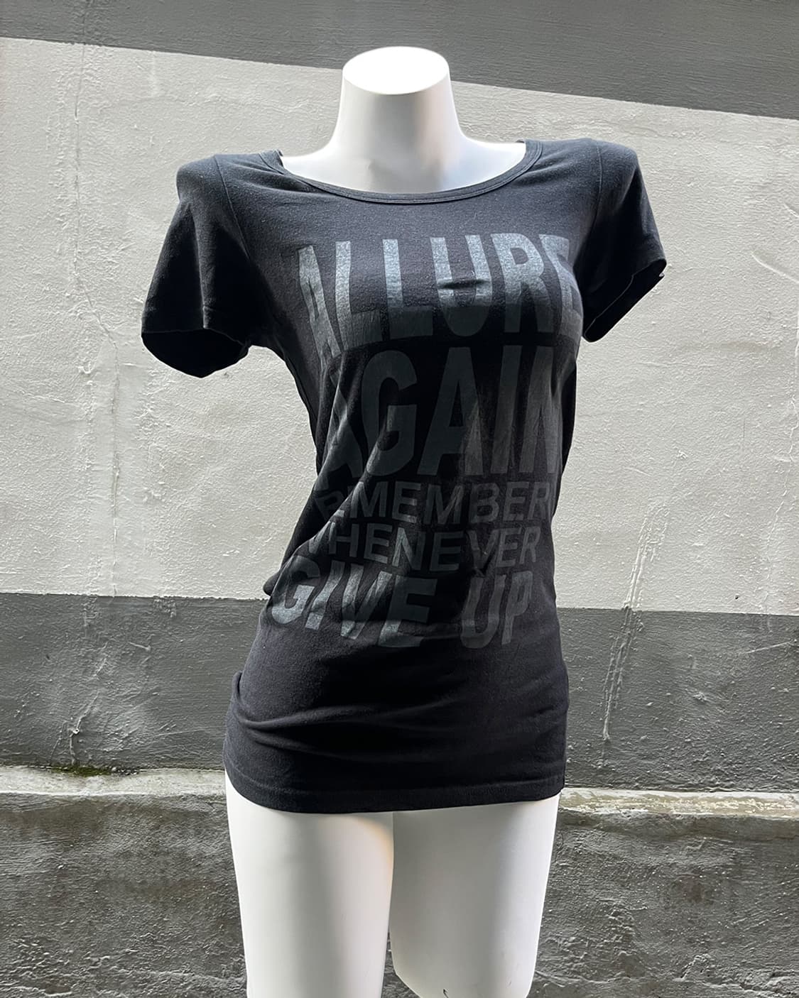 Y2K Faded Print T-shirts 상품이미지5