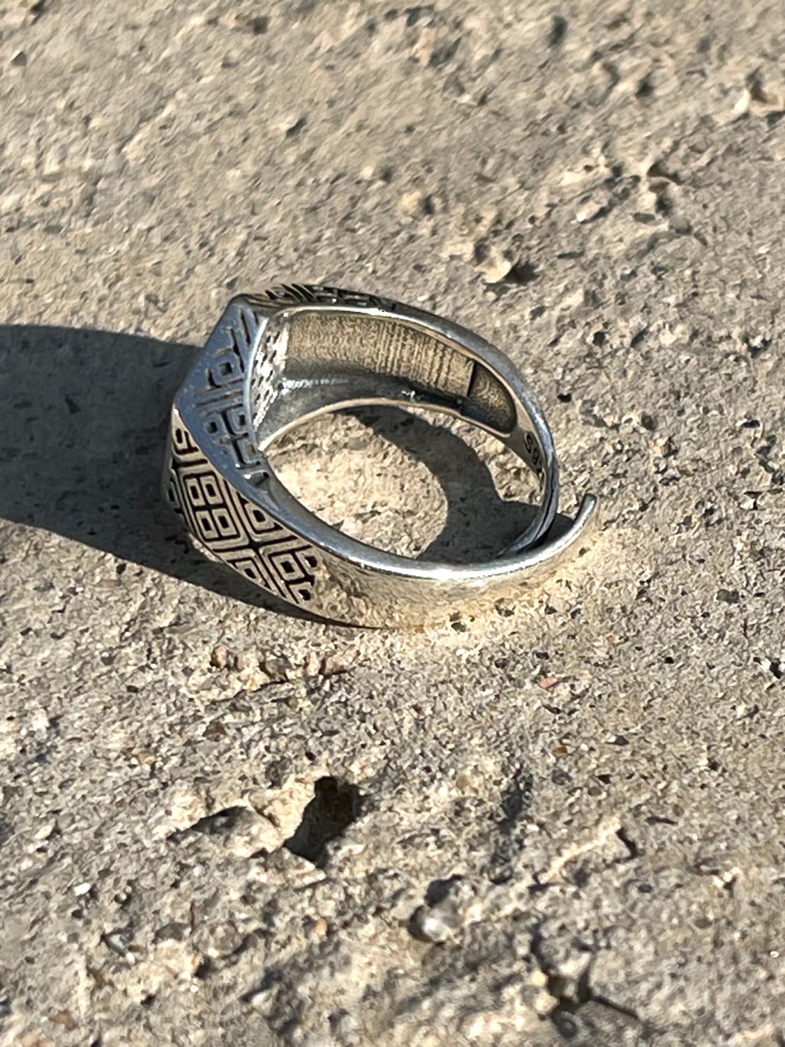 오닉스 실버 시그넷 링 (Sterling Silver 925) 상품이미지6