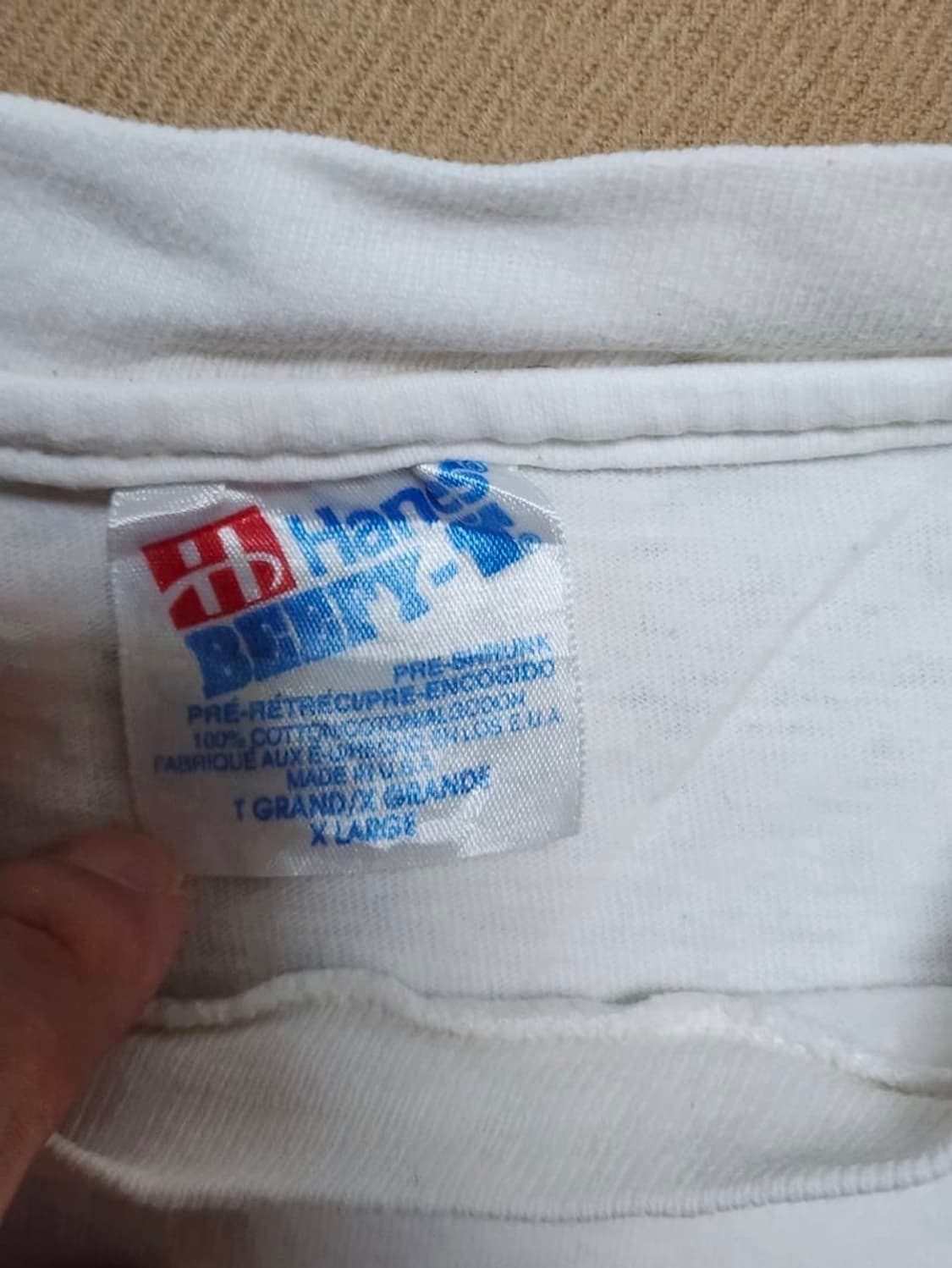 90s Vintage Hanes Beefy-T78 상품이미지3