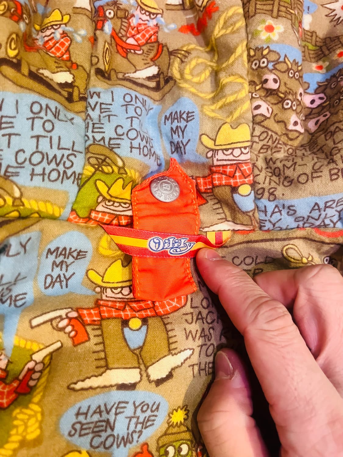 오일릴리 카툰 라이닝 후드 점퍼 상품이미지4