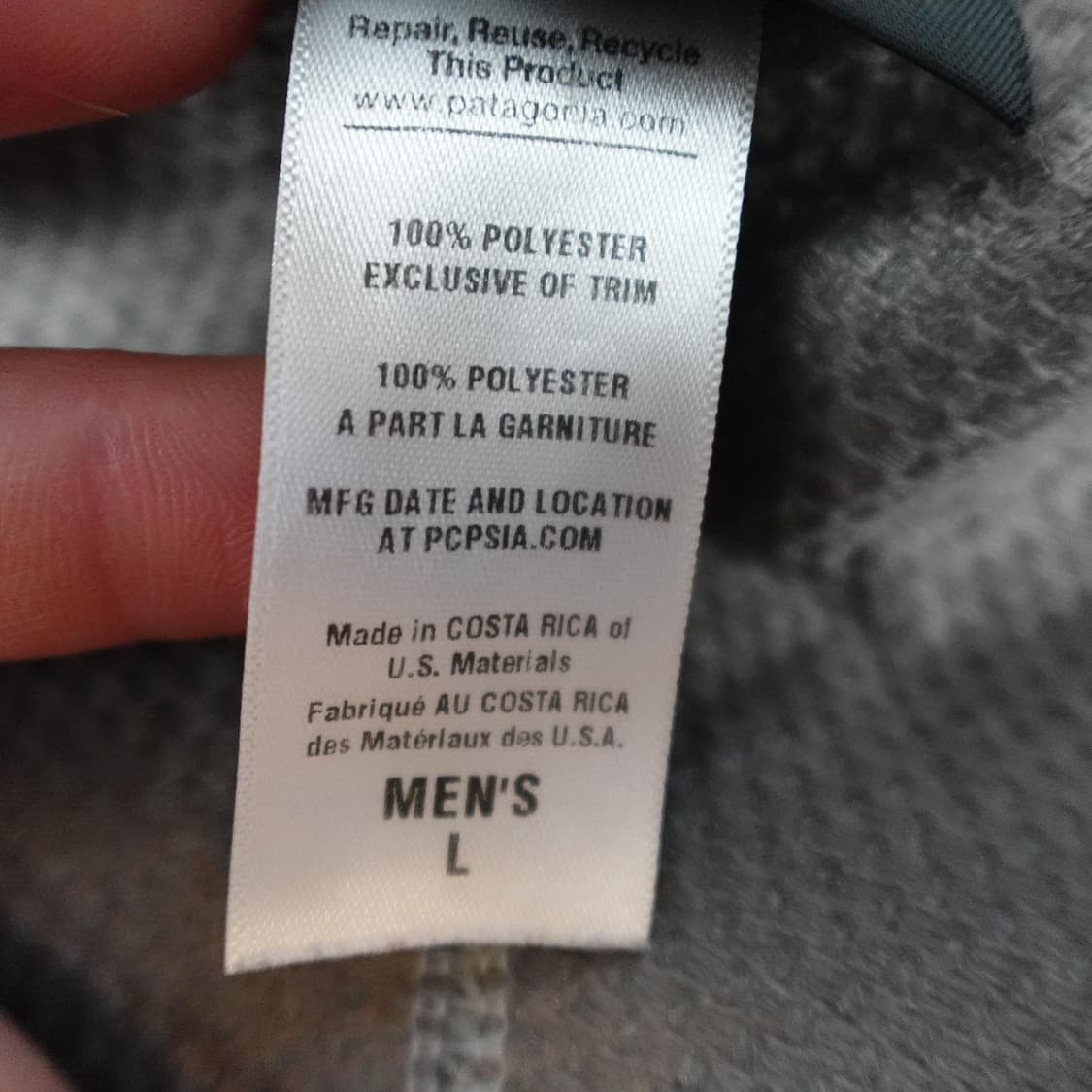 파타고니아 클래식 레트로-X 플리스 자켓 라이트 그레이 상품이미지7