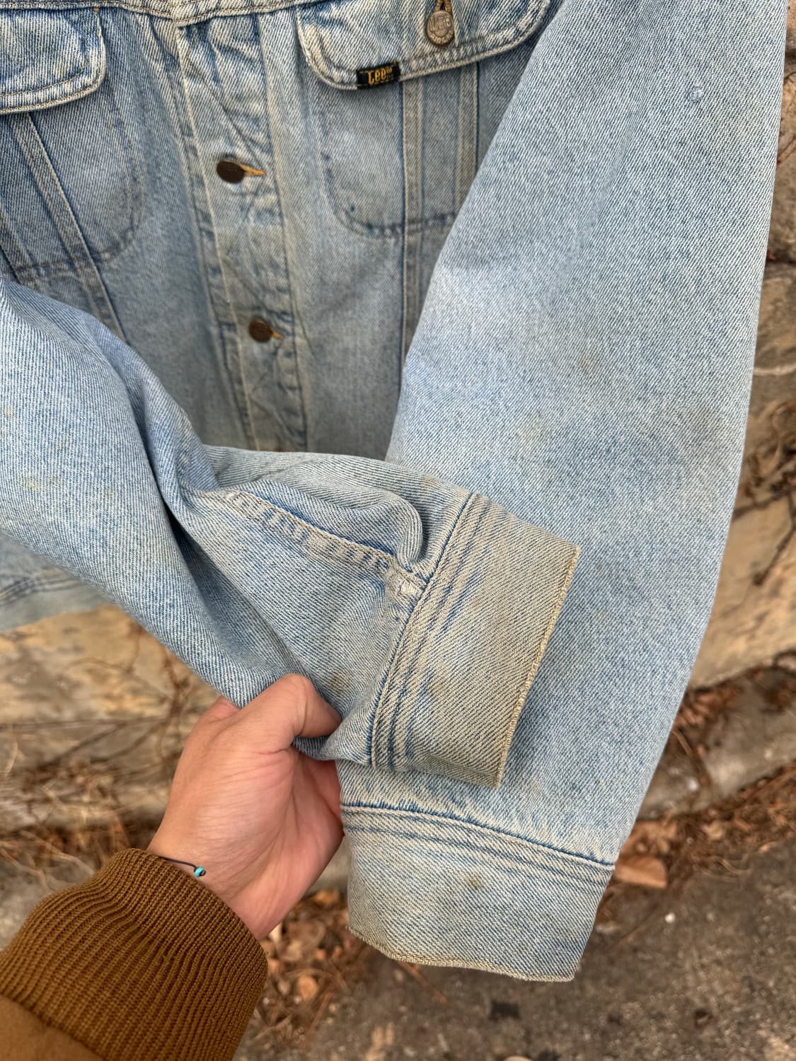 90s lee 빈티지 스톰라이더 블랭킷 안감 웨스턴 데님 자켓 상품이미지6