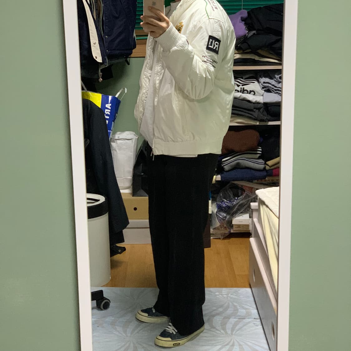 폴로 랄프로렌 화이트 레이싱자켓 상품이미지3