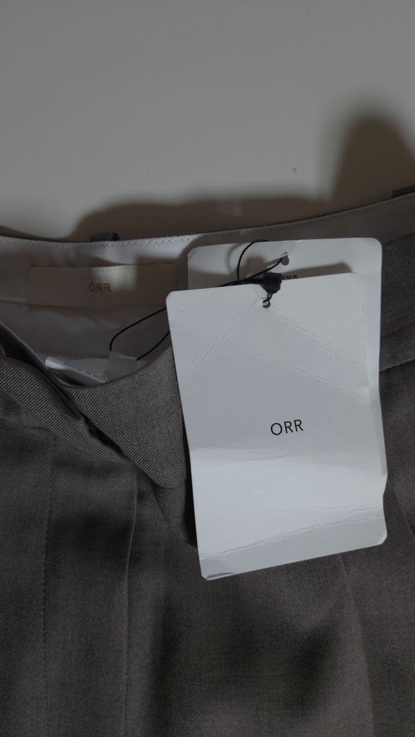 오르 ORR 2021 울블렌드 투턱 팬츠 미사용택 55~66 상품이미지7