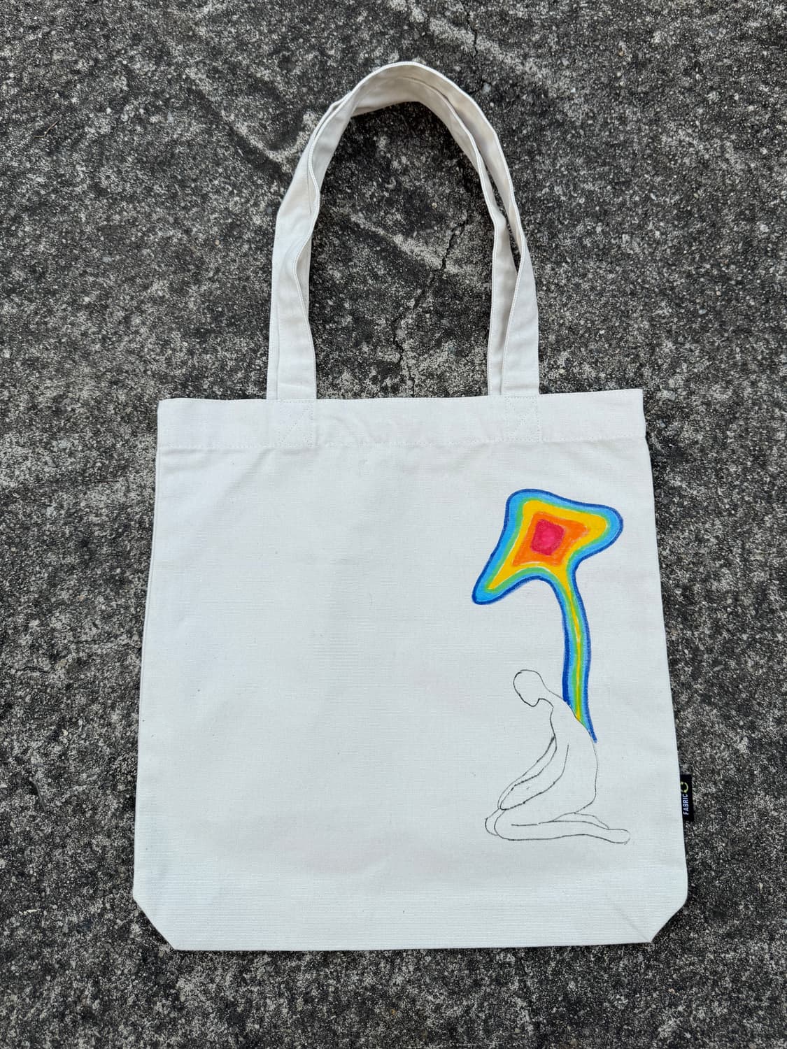 핸드페인팅 에코백 상품이미지1