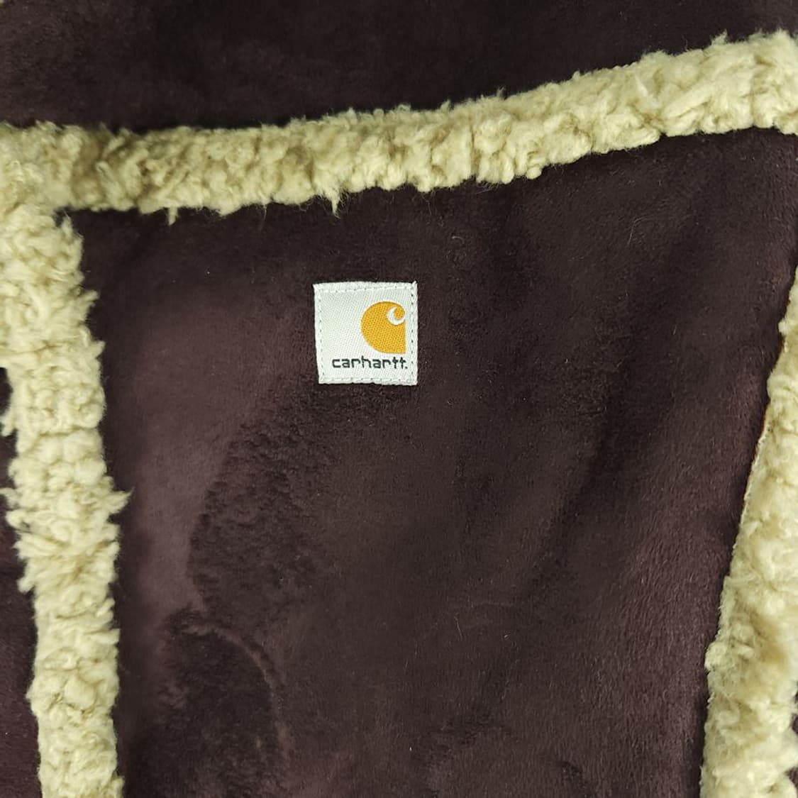 [여S]칼하트 와인 인조 무스탕 자켓[Y3C-161] 상품이미지5