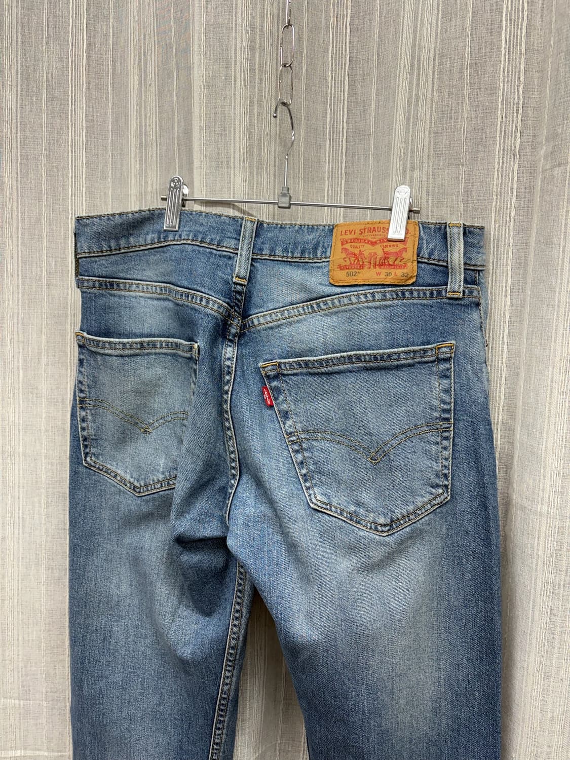 Levis 502 빈티지 워싱 데님 팬츠 Levis 502 상품이미지8