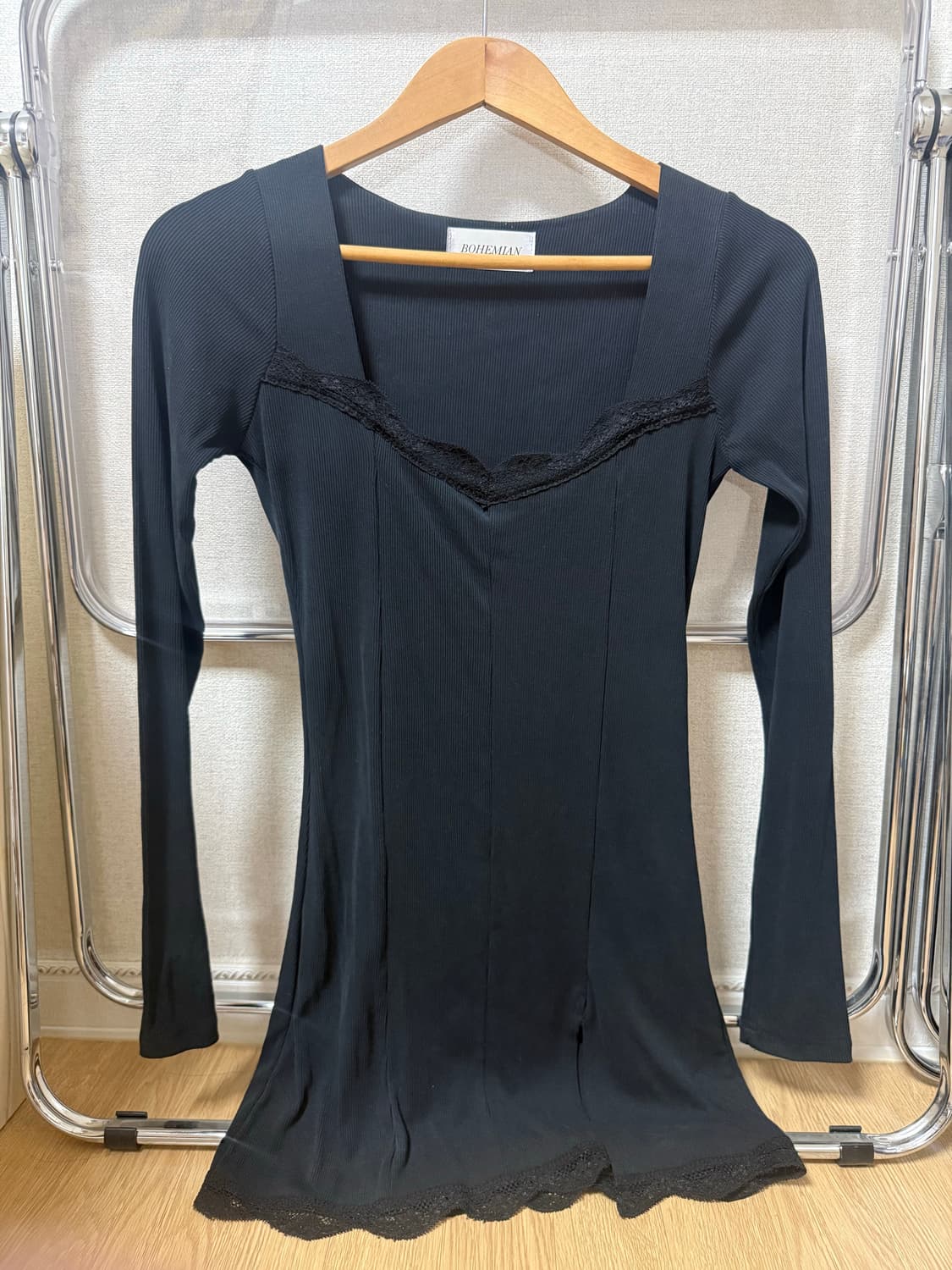 Bohemian Seoul 보헤미안 서울 레이스 긴팔 드레스 상품이미지2