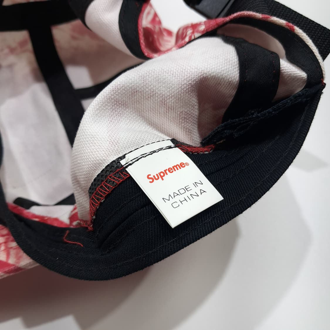 CL738 슈프림 워시드 레드 블링 캠프캡 모자 상품이미지8