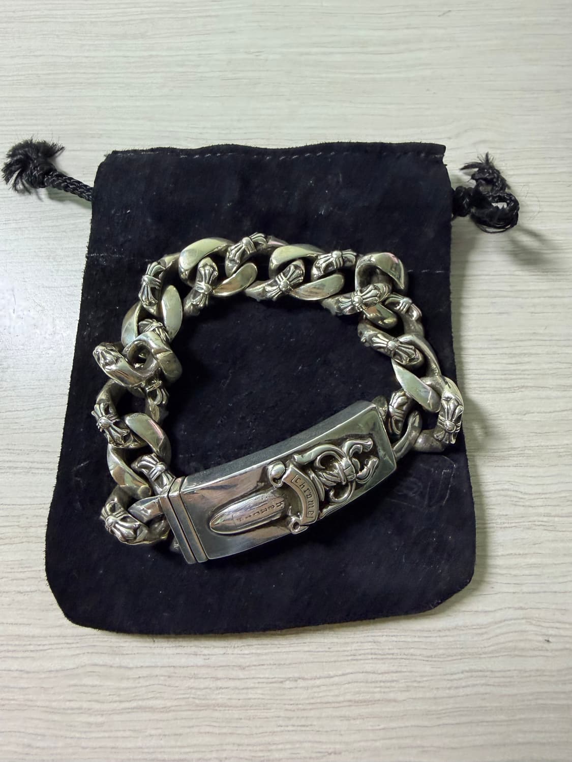 크롬하츠 대거 ID 팬시 팔찌 15링크 상품이미지1